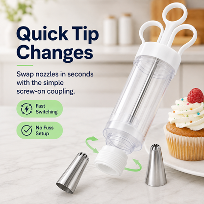 🔥 50% OFF Dessert Decorating Gun Kit 🧁