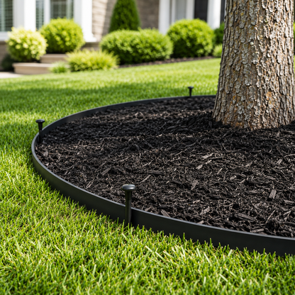 🌿 50% OFF No-Dig Landscape Edging Kit 🔨 Flexible Garden Border With Stakes