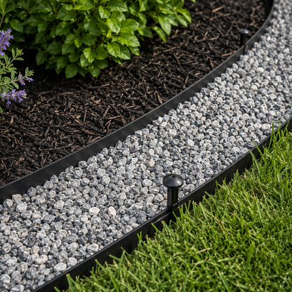 🌿 50% OFF No-Dig Landscape Edging Kit 🔨 Flexible Garden Border With Stakes