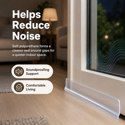 🔥 50% OFF 2-Pack 32.8FT Self-Adhesive Weather Strips 🏠 Seal Door, Window & Shower Gaps