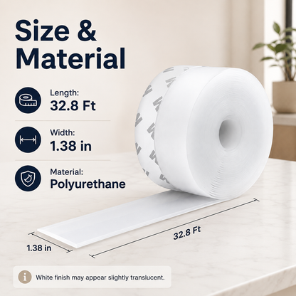 🔥 50% OFF 2-Pack 32.8FT Self-Adhesive Weather Strips 🏠 Seal Door, Window & Shower Gaps