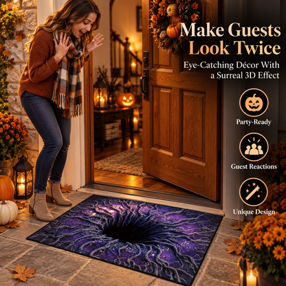 🎃 50% OFF Halloween 3D Optical Illusion Mat – Make Guests Look Twice
