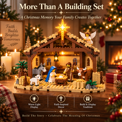 🌟Nativity Story Building Set – Build A Meaningful Christmas Tradition ✨