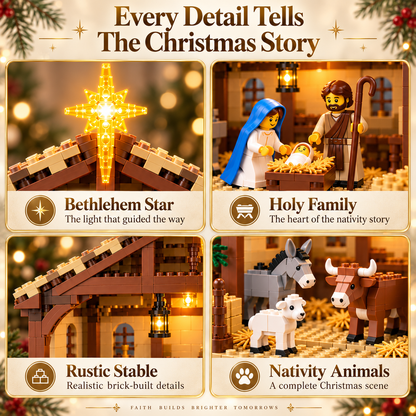 🌟Nativity Story Building Set – Build A Meaningful Christmas Tradition ✨