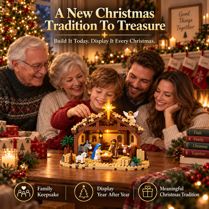 🌟Nativity Story Building Set – Build A Meaningful Christmas Tradition ✨