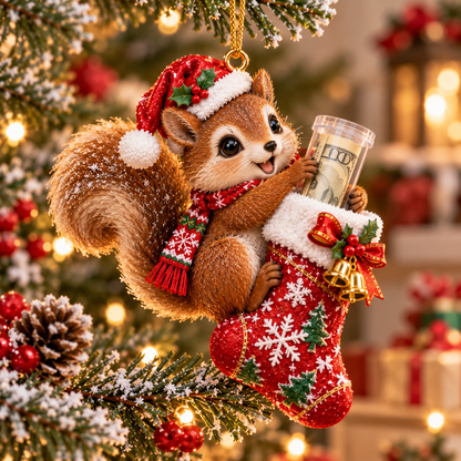🎄💵 The Cutest Christmas Cash Gift | Animal Stocking Money Holder Ornament