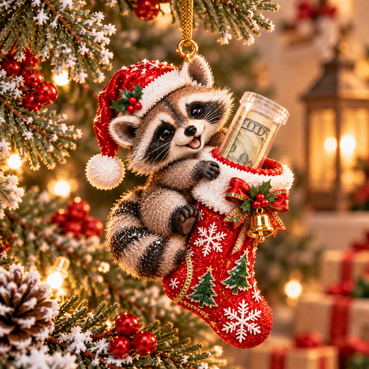 🎄💵 The Cutest Christmas Cash Gift | Animal Stocking Money Holder Ornament