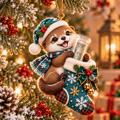 🎄💵 The Cutest Christmas Cash Gift | Animal Stocking Money Holder Ornament