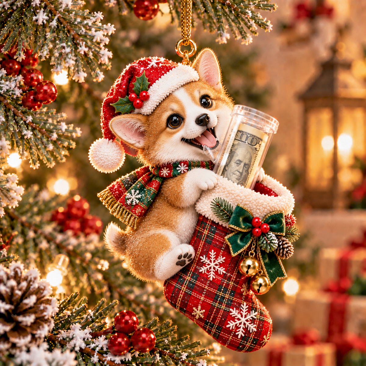 🎄💵 The Cutest Christmas Cash Gift | Animal Stocking Money Holder Ornament
