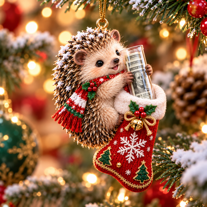 🎄💵 The Cutest Christmas Cash Gift | Animal Stocking Money Holder Ornament