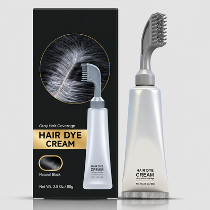 🌿 50% OFF Botanical Hair Color Comb – Press, Comb & Refresh Gray Roots