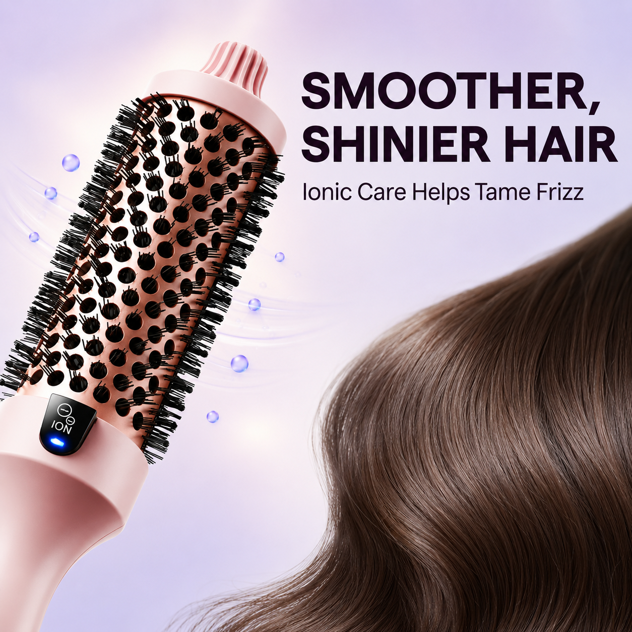 🔥 50% OFF Ionic Thermal Styling Brush ✨ Smooth, Volumize & Style with Ease