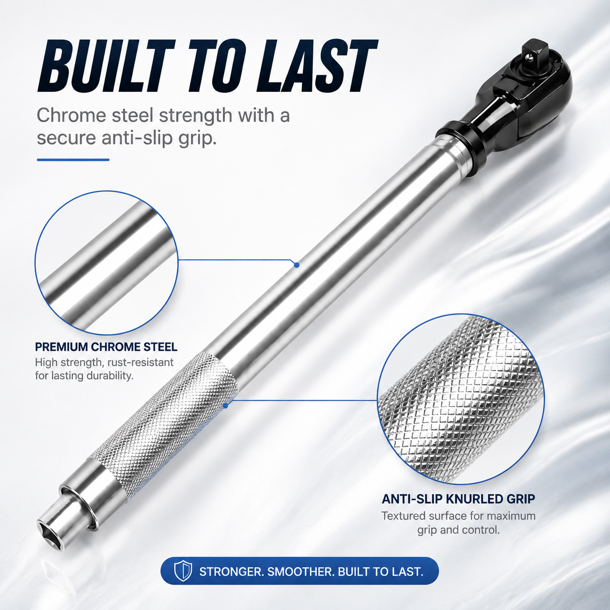🔥 Limited Time Offer 1/2" Ratchet Extension Bar 🔧 Easily Reach Tight Spaces 🚚 Free Shipping