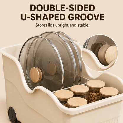 🔥 Limited-Time Sale Rolling Cabinet Storage Bin 🛒 Roll Out, Organize & Grab Easy