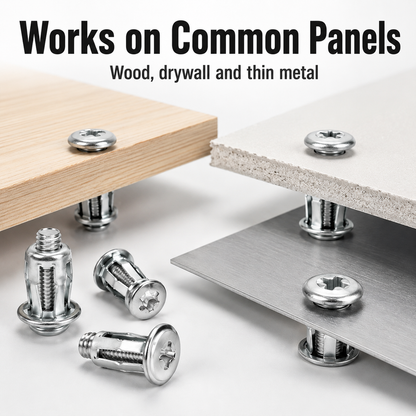 🔩 50% OFF 30/90PCS Rivet Nut Fastener Set — Strong Hold, Easy Install