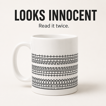 😈 50% OFF Hidden Swear Message Ceramic Mug ☕ Funny Coffee Break Surprise