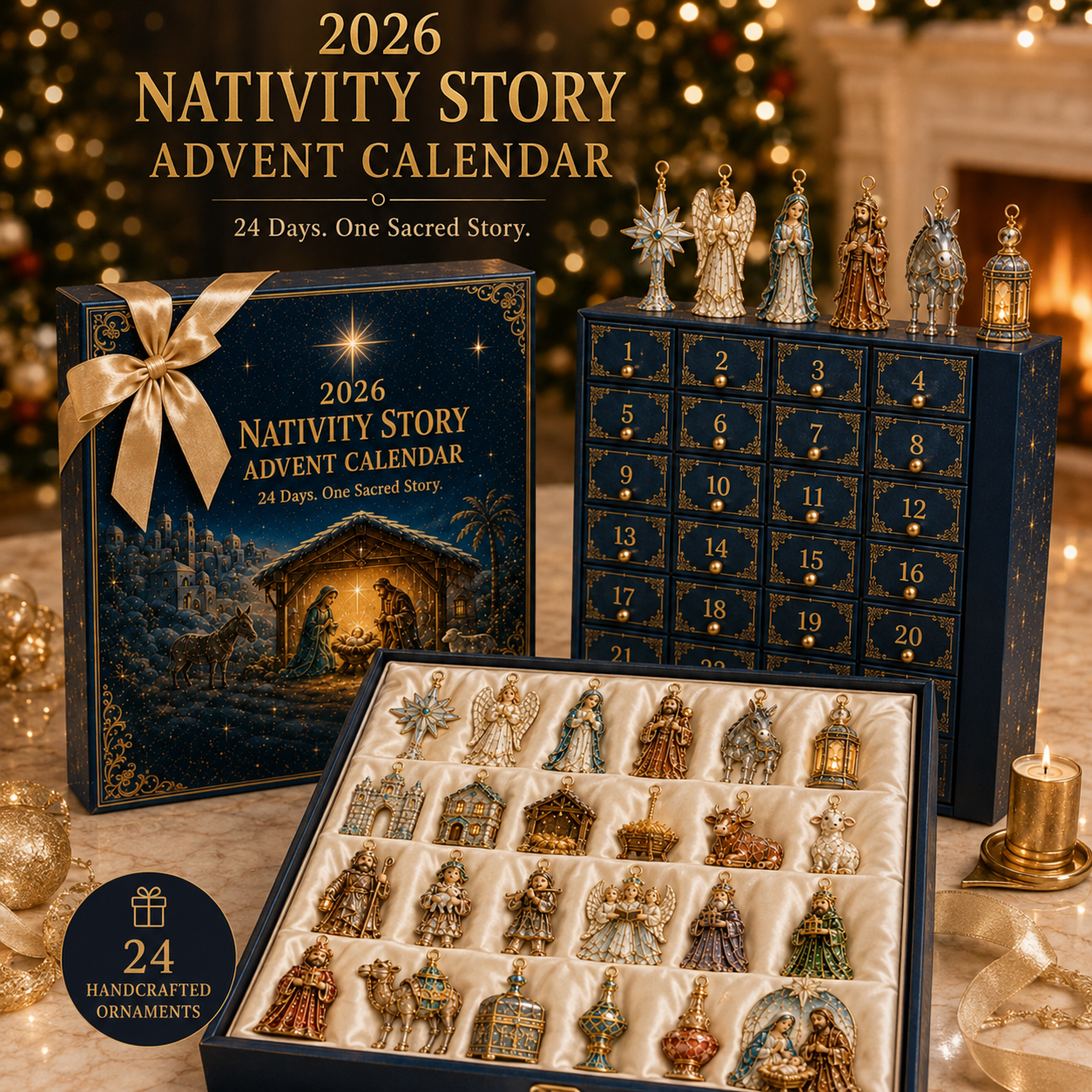 🎄 50% OFF 2026 Nativity Story Advent Calendar ✨ 24 Days of Faith, Joy & Christmas Tradition