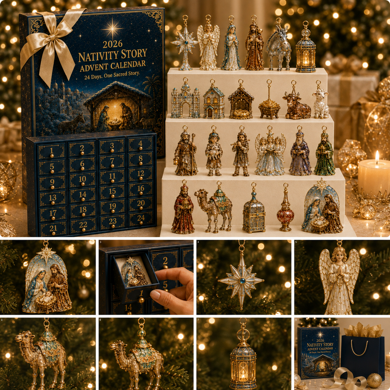 🎄 50% OFF 2026 Nativity Story Advent Calendar ✨ 24 Days of Faith, Joy & Christmas Tradition