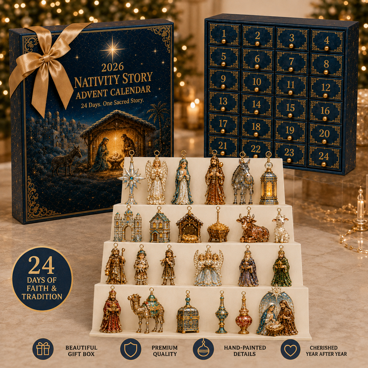 🎄 50% OFF 2026 Nativity Story Advent Calendar ✨ 24 Days of Faith, Joy & Christmas Tradition