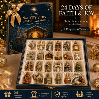 🎄 50% OFF 2026 Nativity Story Advent Calendar ✨ 24 Days of Faith, Joy & Christmas Tradition
