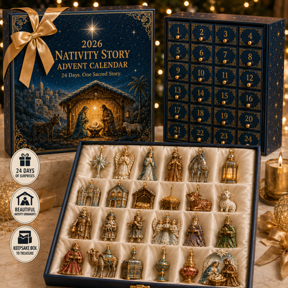 🎄 50% OFF 2026 Nativity Story Advent Calendar ✨ 24 Days of Faith, Joy & Christmas Tradition
