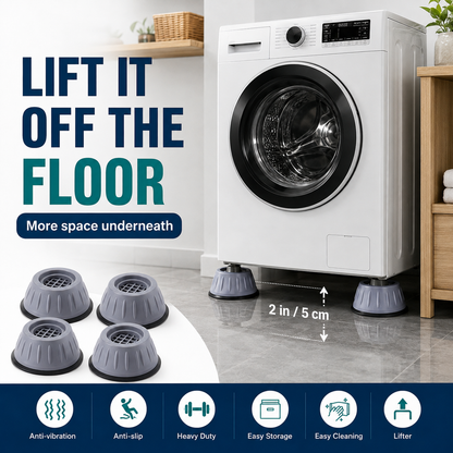 🧺 50% OFF Washer Anti-Vibration Pads ⚡ Reduce Shake & Improve Stability