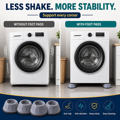 🧺 50% OFF Washer Anti-Vibration Pads ⚡ Reduce Shake & Improve Stability