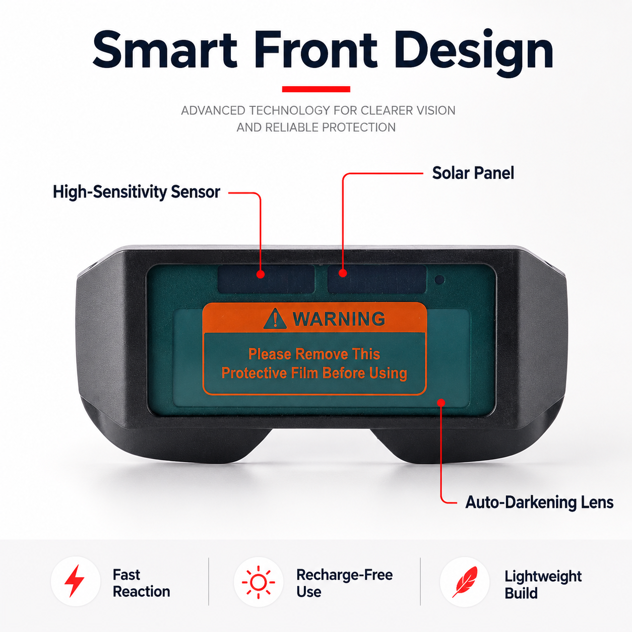 🔥 50% OFF Auto Darkening Welding Glasses ✨ Smart Eye Protection With True Color Vision & Instant Lens Response