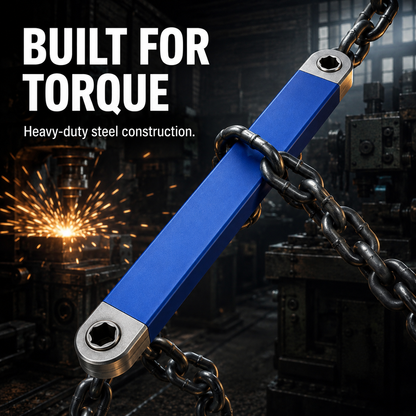 🔥 50% OFF Offset Extension Wrench 🔧 Impact Ready with 1/4", 3/8" & 1/2" Adapters