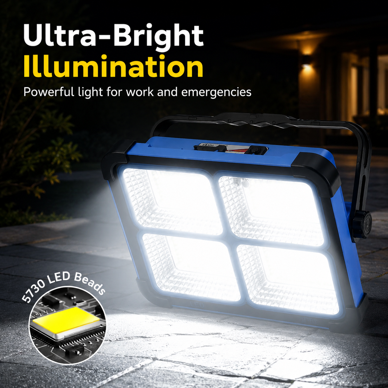 ☀️ 50% OFF Solar Emergency Work Light 🔦 Bright, Portable & Ready Anywhere