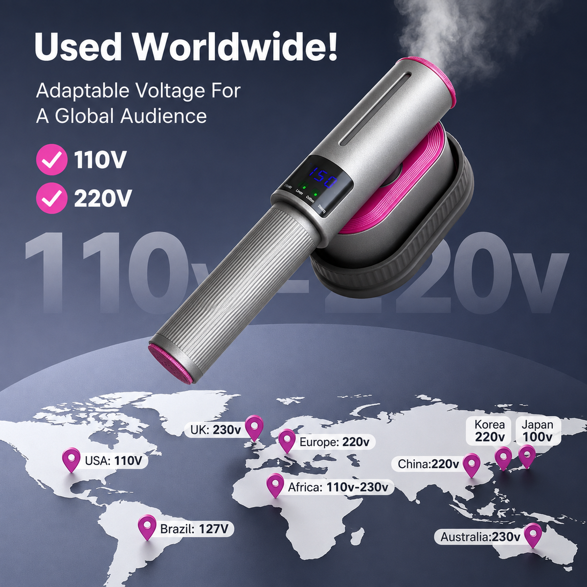 🔥 50% OFF Portable Clothes Steamer 👔 Wrinkles Gone in Just 5 Seconds