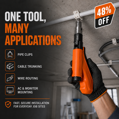 🔥 48% OFF Heavy-Duty Ceiling Fastening Tool ⚡ Fast, Precise & Easy One-Hand Operation