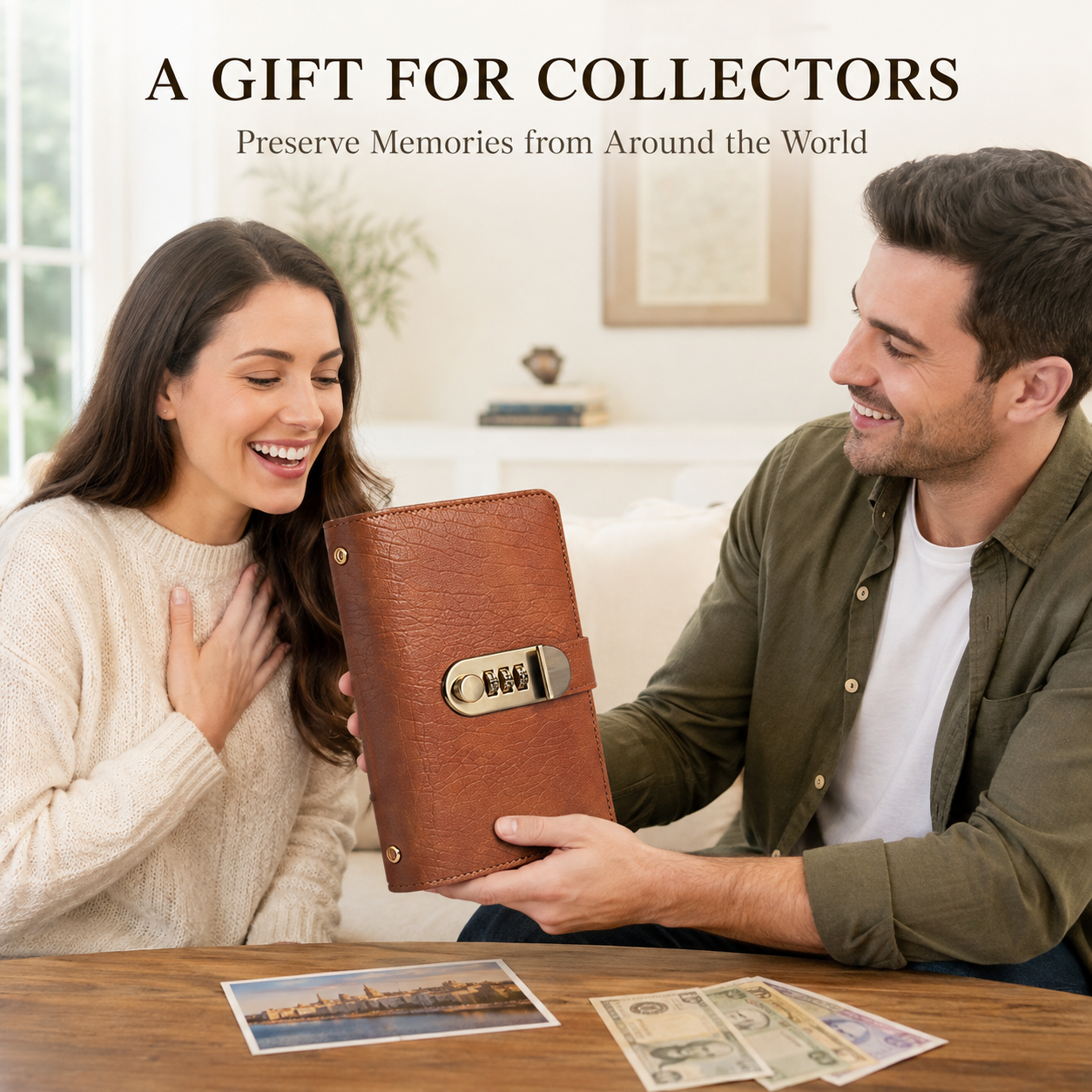 💵 49% OFF Currency Collection Binder 🔒 Secure Storage for 100 Banknotes