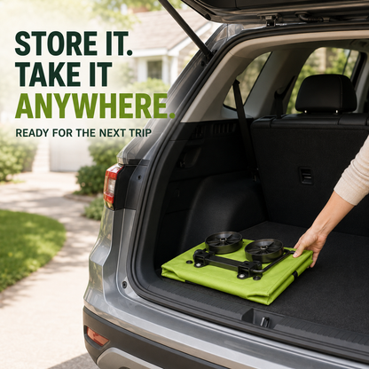 🛍️Foldable Wheeled Grocery Bag – Roll More and Carry Less