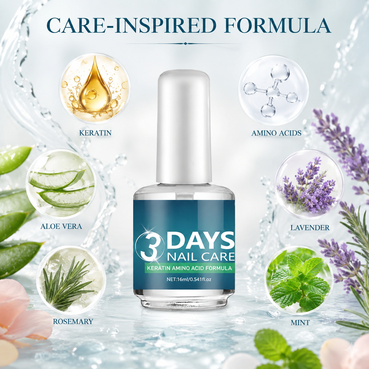 💝LAST DAY 49% OFF💖3 Days Nail Care - ✨ Clear Moisture Finish