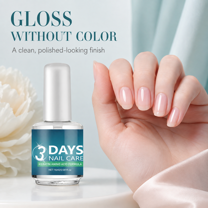 💝LAST DAY 49% OFF💖3 Days Nail Care - ✨ Clear Moisture Finish