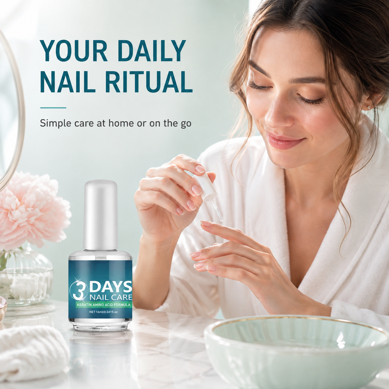 💝LAST DAY 49% OFF💖3 Days Nail Care - ✨ Clear Moisture Finish