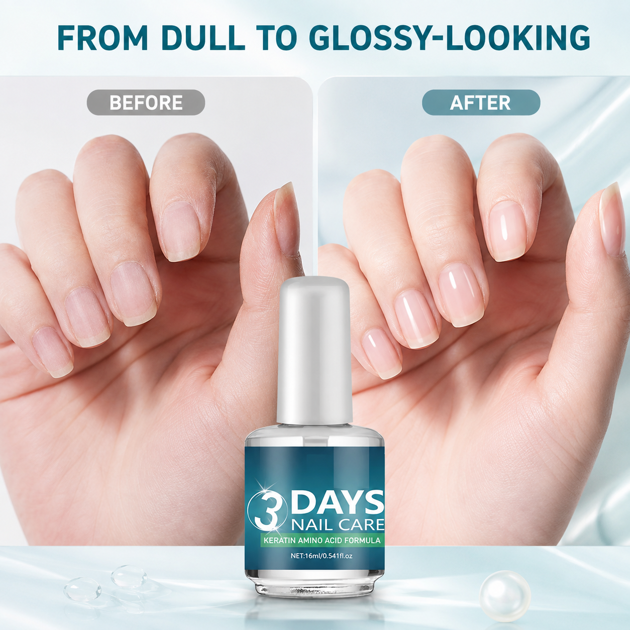 💝LAST DAY 49% OFF💖3 Days Nail Care - ✨ Clear Moisture Finish