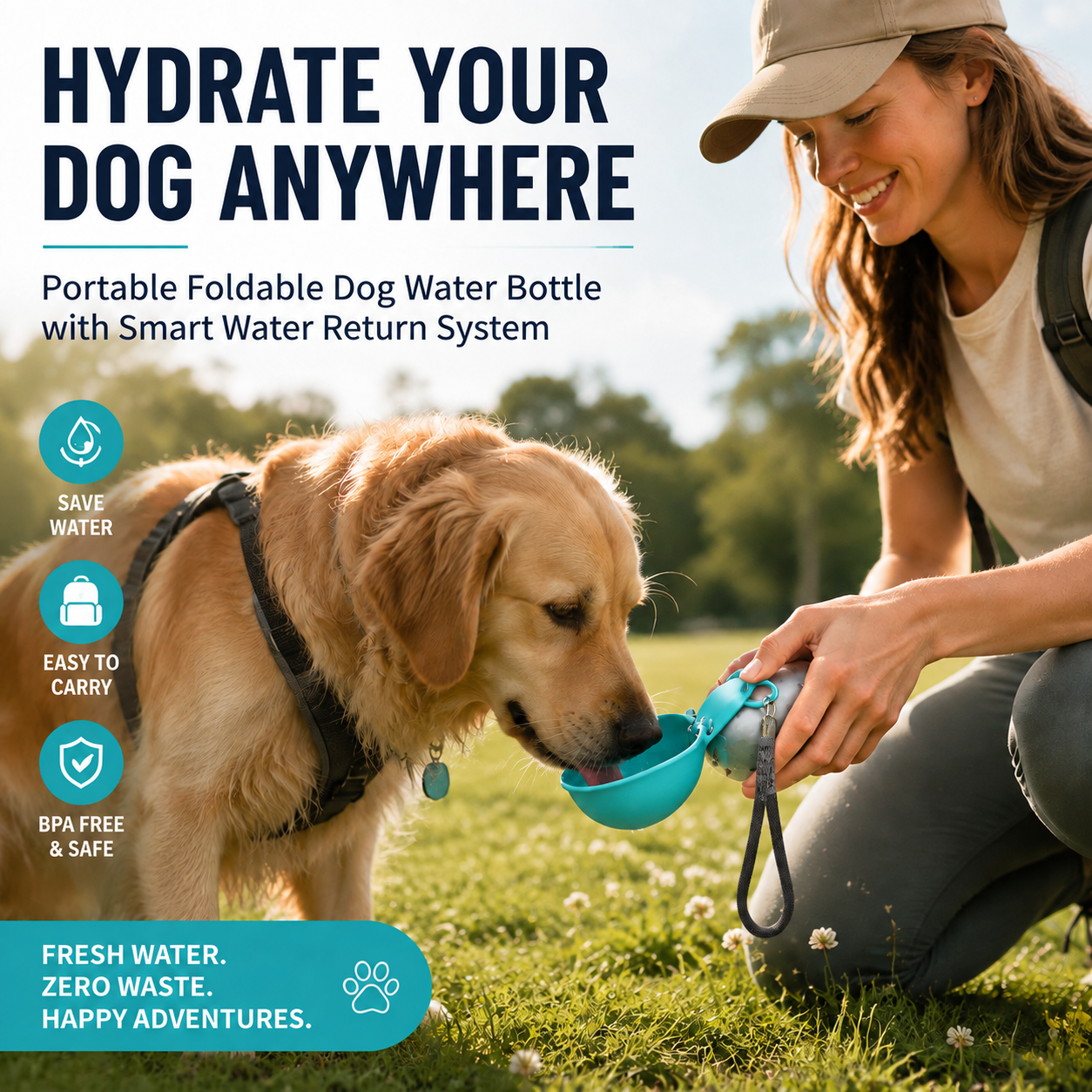 The Dog Water Bottle That Makes Every Walk Better