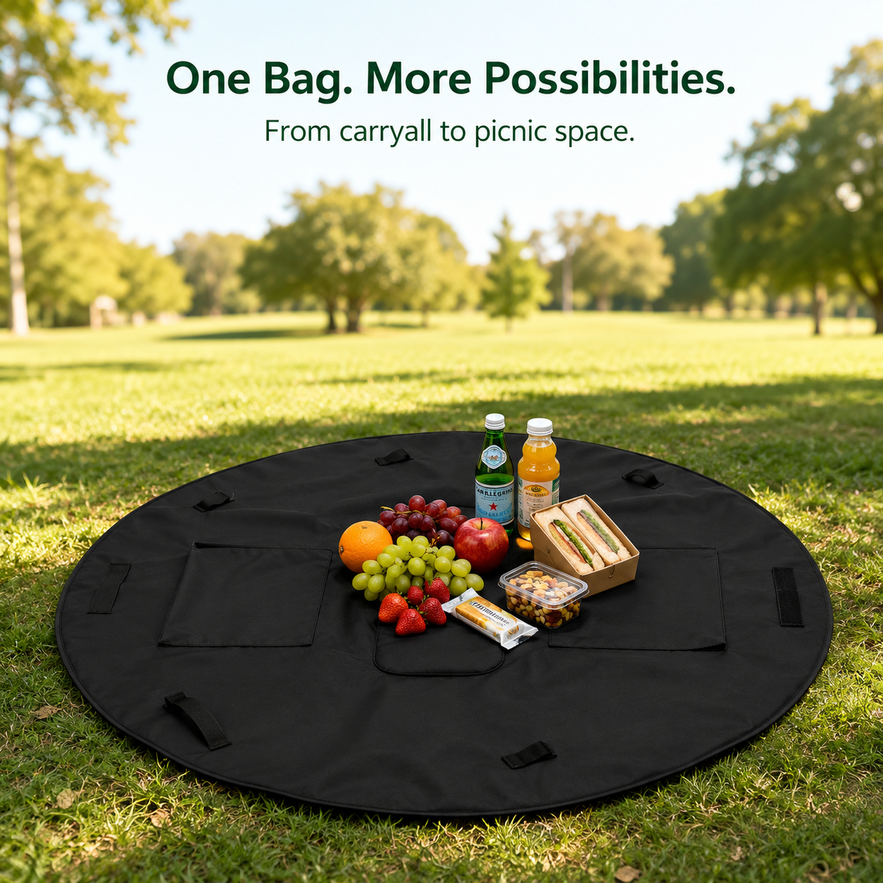 👜SUMMER HOT SALE 48% OFF-Convertible Picnic Mat Tote Bag for Easy Outdoor Outings