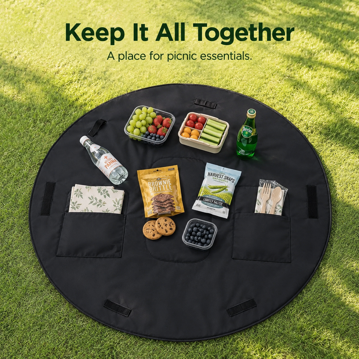 👜SUMMER HOT SALE 48% OFF-Convertible Picnic Mat Tote Bag for Easy Outdoor Outings