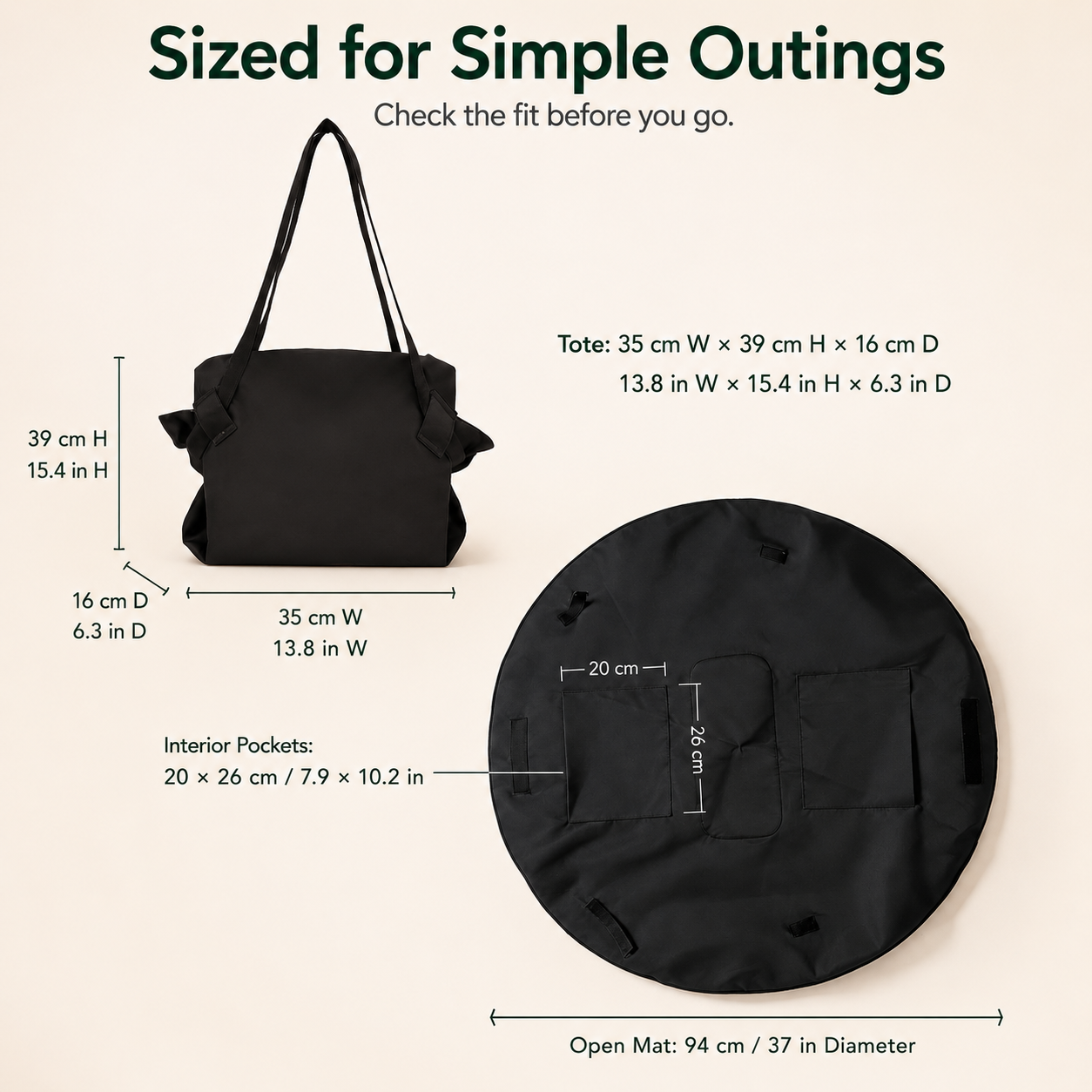 👜SUMMER HOT SALE 48% OFF-Convertible Picnic Mat Tote Bag for Easy Outdoor Outings