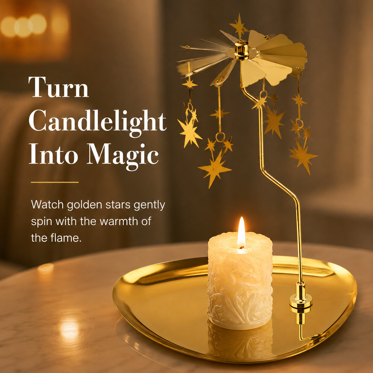 ✨ Magical Rotating Candle Carousel 🔥 Limited-Time Sale
