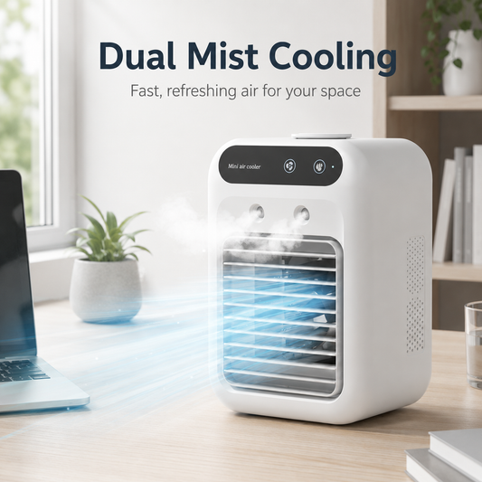 🌬️ Portable Mist Air Cooler – Instant Cool Relief