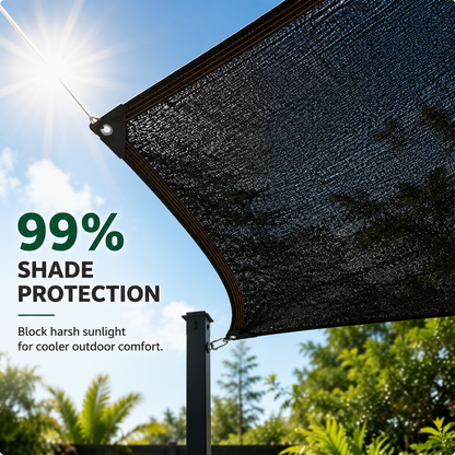 99% Shade Sunshade Net for a Cooler Outdoor Living Space 🌿