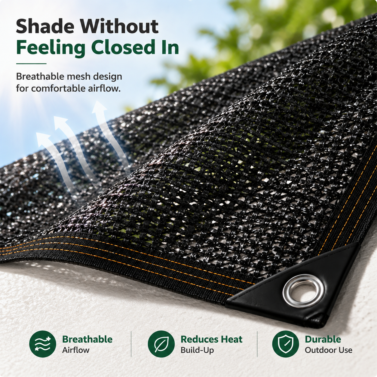 99% Shade Sunshade Net for a Cooler Outdoor Living Space 🌿