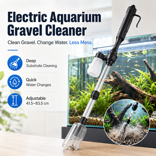 🐠50% off 🔥 Electric Aquarium Gravel Cleaner