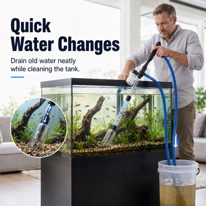 🐠50% off 🔥 Electric Aquarium Gravel Cleaner