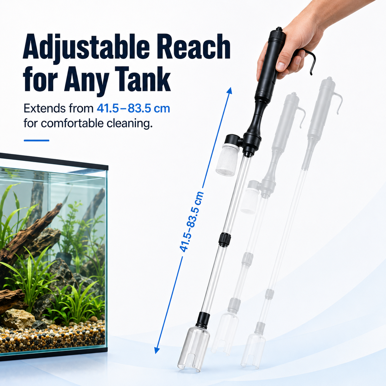 🐠50% off 🔥 Electric Aquarium Gravel Cleaner