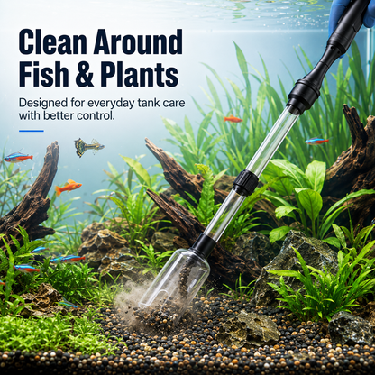 🐠50% off 🔥 Electric Aquarium Gravel Cleaner